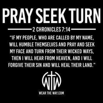 PRAY SEEK TURN - T-SHIRT - $QWFDHX$ Design