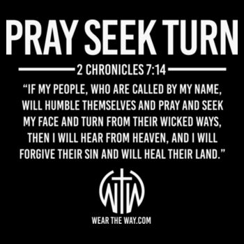 PRAY SEEK TURN - HOODIE - $QWFDHX$ Design