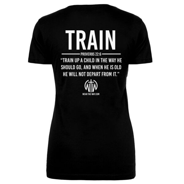 TRAIN - WOMEN'S FITTED T-SHIRT - $YWJD21$ Thumbnail